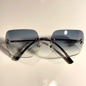 Authentic Vintage Chanel rimless sunglasses